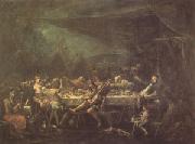 MAGNASCO, Alessandro THe Gypsies'Wedding Feast (mk05) oil painting reproduction